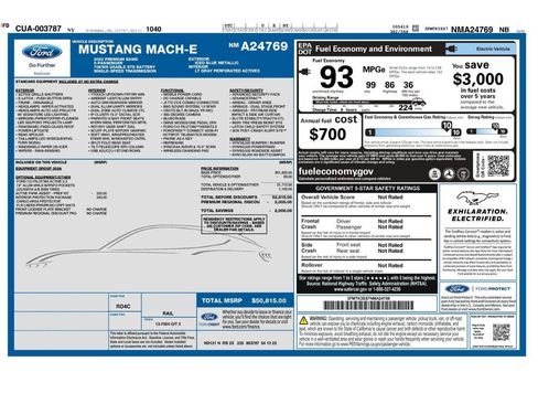 Used 2022 Ford Mustang Mach-E Premium AWD/4WD image 2