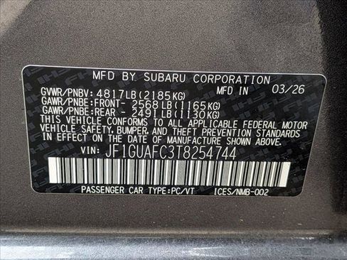 New 2026 Subaru Impreza 2.0i Sport AWD/4WD image 19