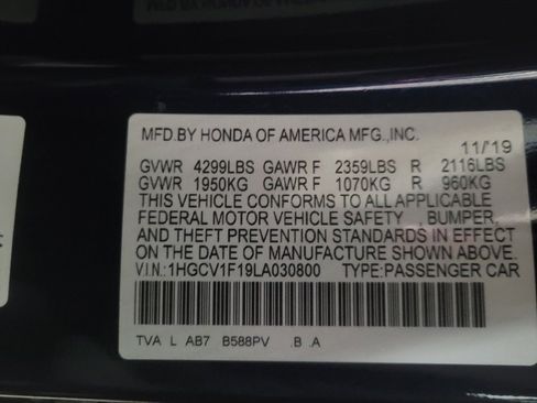 Used 2020 Honda Accord LX image 33