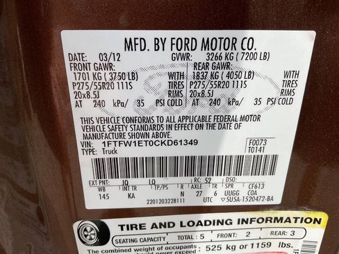 Used 2012 Ford F150 King Ranch AWD/4WD image 26