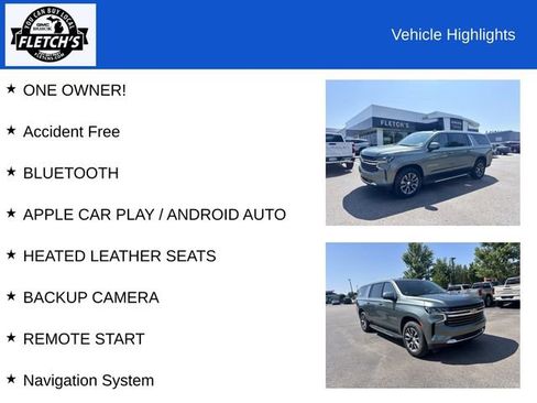 Used 2024 Chevrolet Suburban LT w/ Luxury Package AWD/4WD image 2