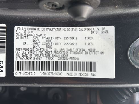 Used 2022 Toyota Tacoma TRD Off-Road w/ Technology Package RWD image 36