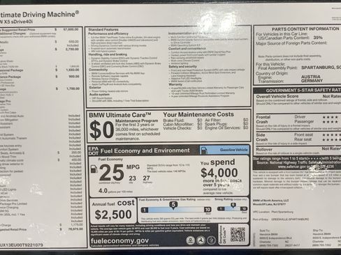 Used 2026 BMW X5 sDrive40i w/ M Sport Package RWD image 31