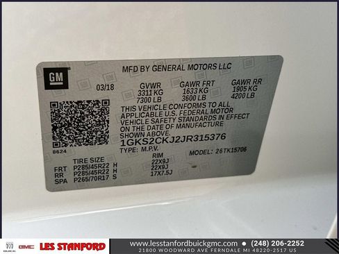 Used 2018 GMC Yukon Denali w/ Denali Ultimate Package image 20