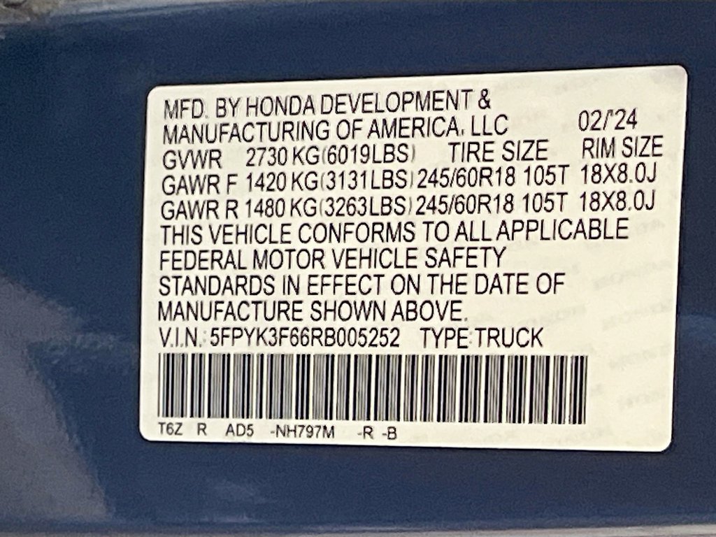 Used 2024 Honda Ridgeline TrailSport image 33