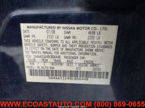 Used 2009 Nissan Maxima 3.5 SV w/ Premium Pkg image 16