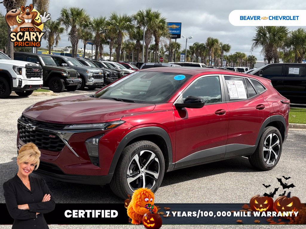 Used 2025 Chevrolet Trax RS w/ Sunroof Package FWD image 1