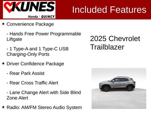 Used 2025 Chevrolet TrailBlazer ACTIV w/ Convenience Package image 3
