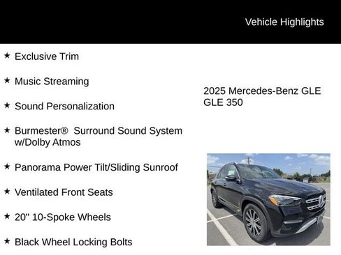New 2025 Mercedes-Benz GLE 350 4MATIC image 6