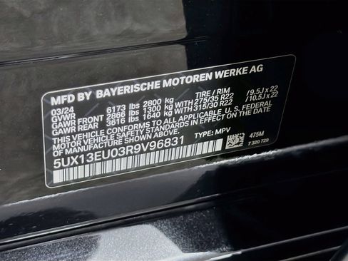 Certified 2024 BMW X5 sDrive40i w/ M Sport Package RWD image 34