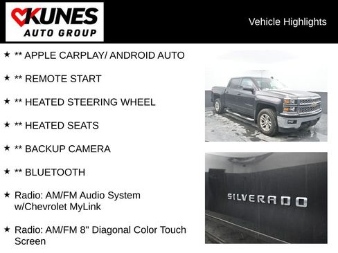 Used 2015 Chevrolet Silverado 1500 LT w/ All Star Edition image 2