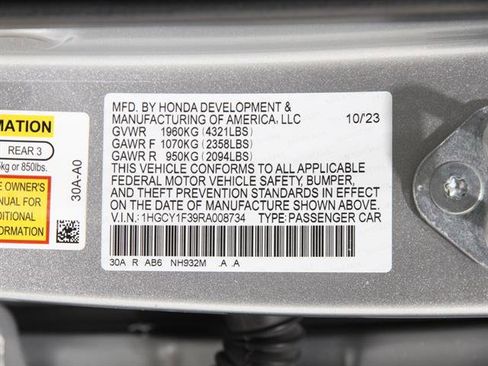 Used 2024 Honda Accord EX image 22