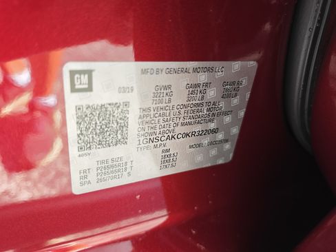 Used 2019 Chevrolet Tahoe LS w/ Enhanced Driver Alert Package RWD image 38