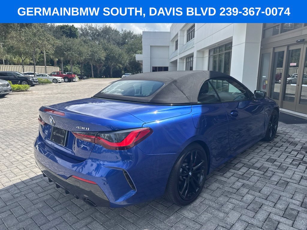 Used 2021 BMW 430i Convertible w/ M Sport Package RWD image 6