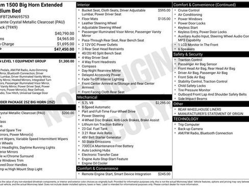 Used 2021 RAM 1500 Big Horn AWD/4WD image 32