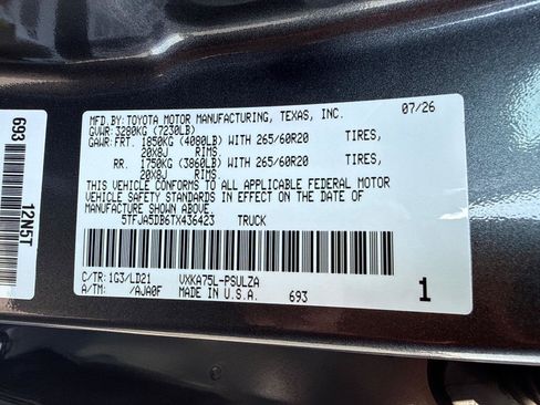 Used 2026 Toyota Tundra Limited w/ Power Package AWD/4WD image 32