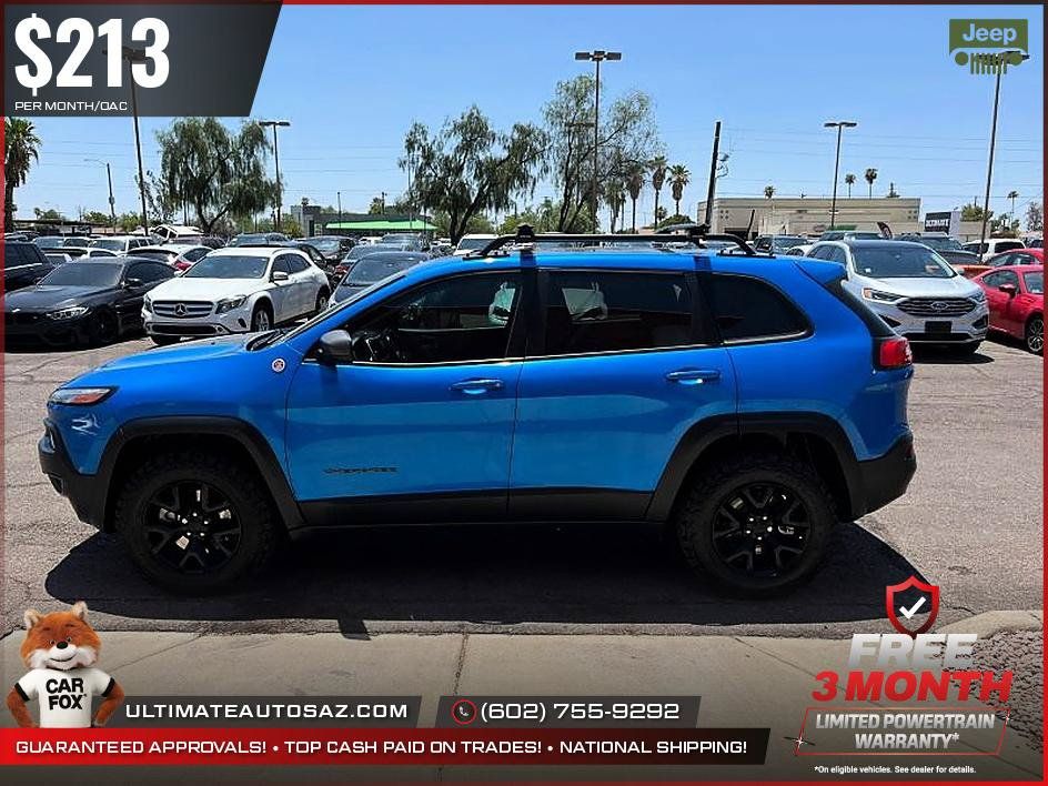 Used 2017 Jeep Cherokee Trailhawk w/ Comfort/Convenience Group AWD/4WD image 7