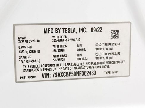 Used 2022 Tesla Model X image 39