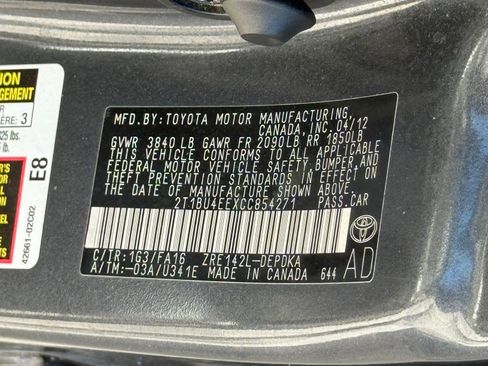 Used 2012 Toyota Corolla L image 18
