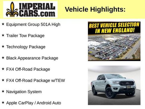 Used 2022 Ford Ranger Lariat w/ Equipment Group 501A High image 7