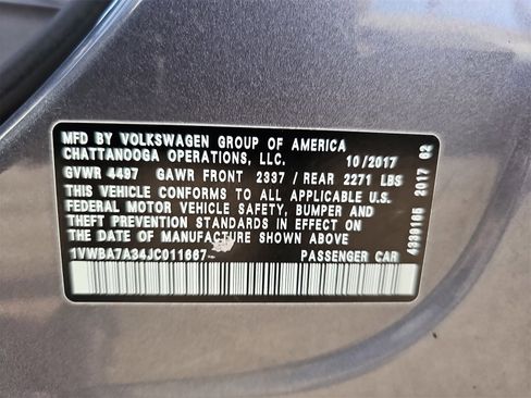 Used 2018 Volkswagen Passat 2.0T SE image 39