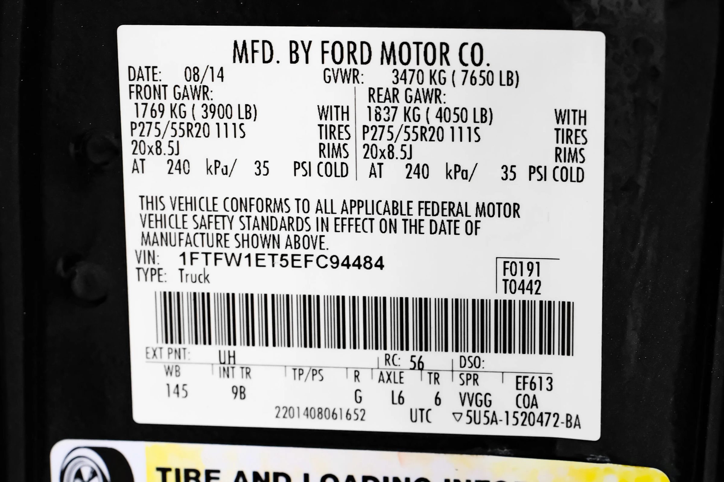 Used 2014 Ford F150 Platinum AWD/4WD image 56