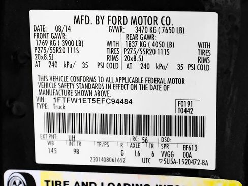 Used 2014 Ford F150 Platinum AWD/4WD image 56