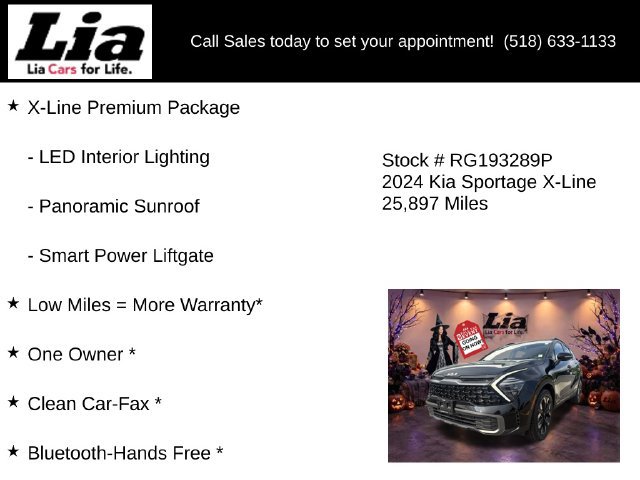 Used 2024 Kia Sportage X-Line w/ X-Line Premium Package AWD/4WD image 6