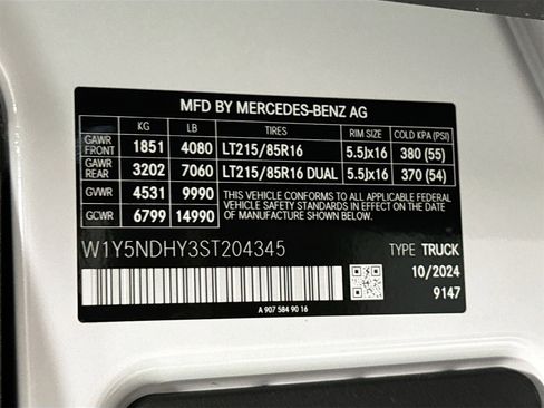 New 2025 Mercedes-Benz Sprinter 3500 image 29