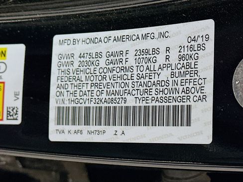 Used 2019 Honda Accord Sport image 12