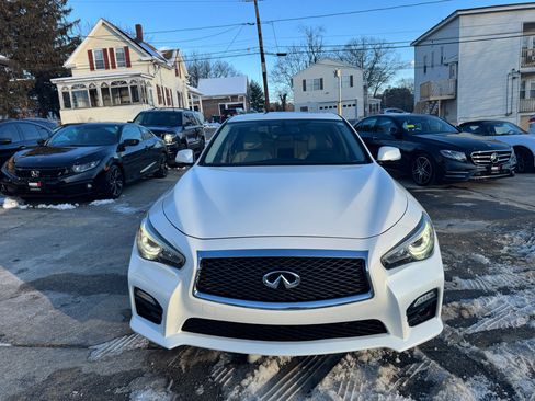 Used 2016 INFINITI Q50 Red Sport 400 image 3