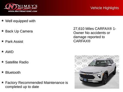Used 2025 Chevrolet TrailBlazer LT AWD/4WD image 5