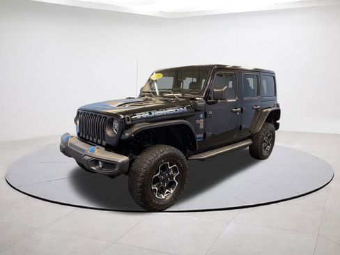 Used 2022 Jeep Wrangler Unlimited Rubicon 4xe w/ Cold Weather Group image 3