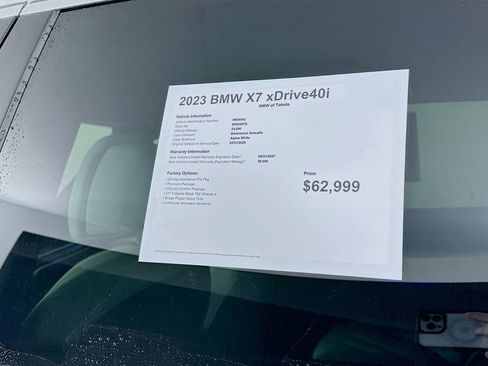 Used 2023 BMW X7 xDrive40i w/ Premium Package AWD/4WD image 12
