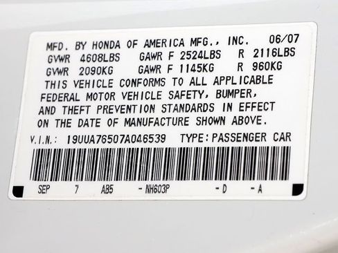 Used 2007 Acura TL Type-S FWD image 36