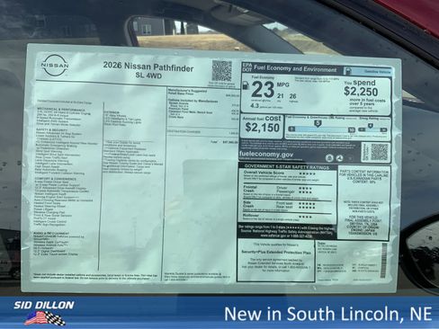 New 2026 Nissan Pathfinder SL image 13
