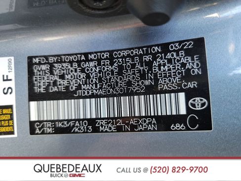 Used 2022 Toyota Corolla L image 14