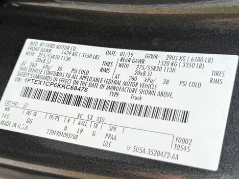 Used 2019 Ford F150 XL w/ Equipment Group 101A Mid RWD image 15