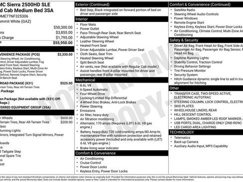 Used 2022 GMC Sierra 2500 SLE w/ SLE Convenience Package AWD/4WD image 10