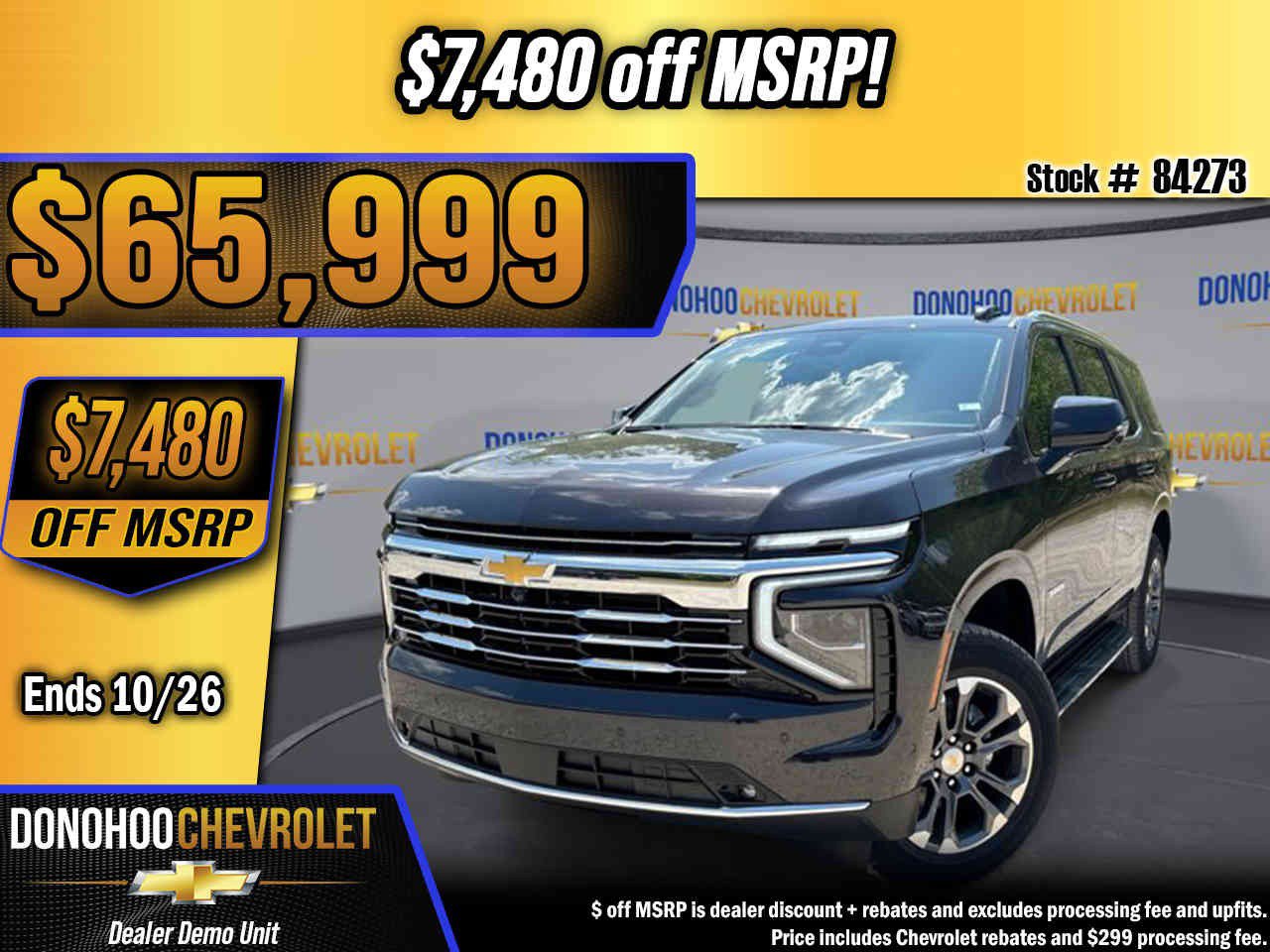 New 2026 Chevrolet Tahoe LT w/ Comfort Package AWD/4WD image 1