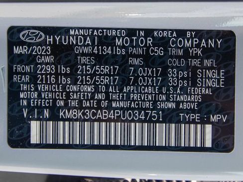 Certified 2023 Hyundai Kona SEL w/ Convenience Package AWD/4WD image 27