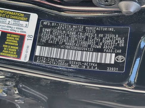 Used 2016 Toyota Avalon Limited FWD image 44