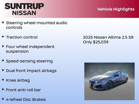 New 2025 Nissan Altima 2.5 SR image 8