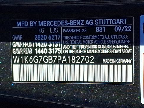 Certified 2023 Mercedes-Benz S 580 S 580 image 27