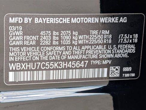 Used 2019 BMW X1 sDrive28i FWD image 20