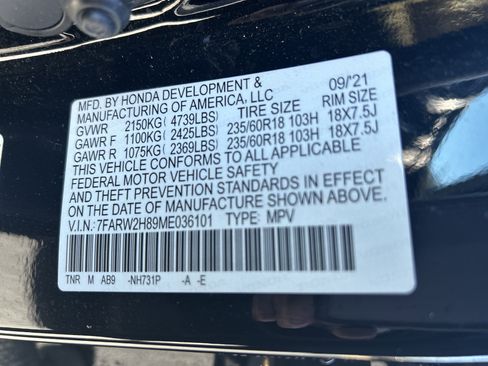 Certified 2021 Honda CR-V EX-L image 36