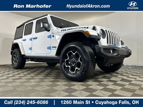 Used 2023 Jeep Wrangler Unlimited Rubicon 4xe w/ Cold Weather Group AWD/4WD image 1
