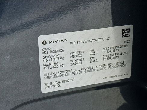 Used 2022 Rivian R1T Launch Edition image 14