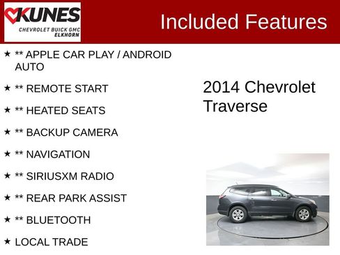 Used 2014 Chevrolet Traverse LT AWD/4WD image 2