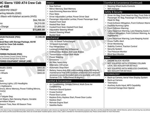 Used 2023 GMC Sierra 1500 AT4 w/ AT4 Premium Package AWD/4WD image 5